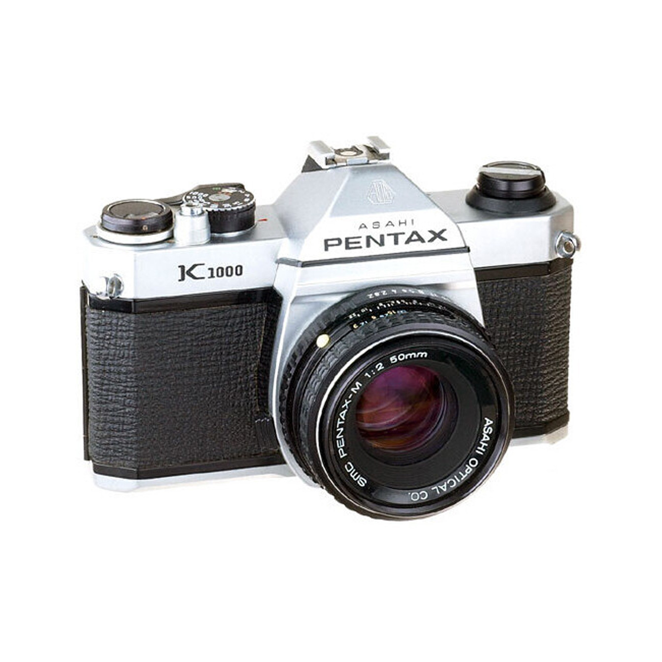 Pentax K1000 35mm SLR Camera with 50mm f/2 SMC Len