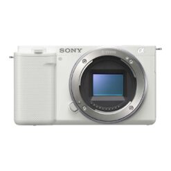 Sony ZV-E10 Mirrorless Camera (White)