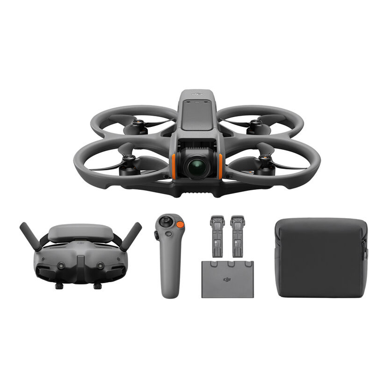 DJI Avata 2 FPV Drone with 3-Battery Fly More Combo & Hard Case Accessory Kit
