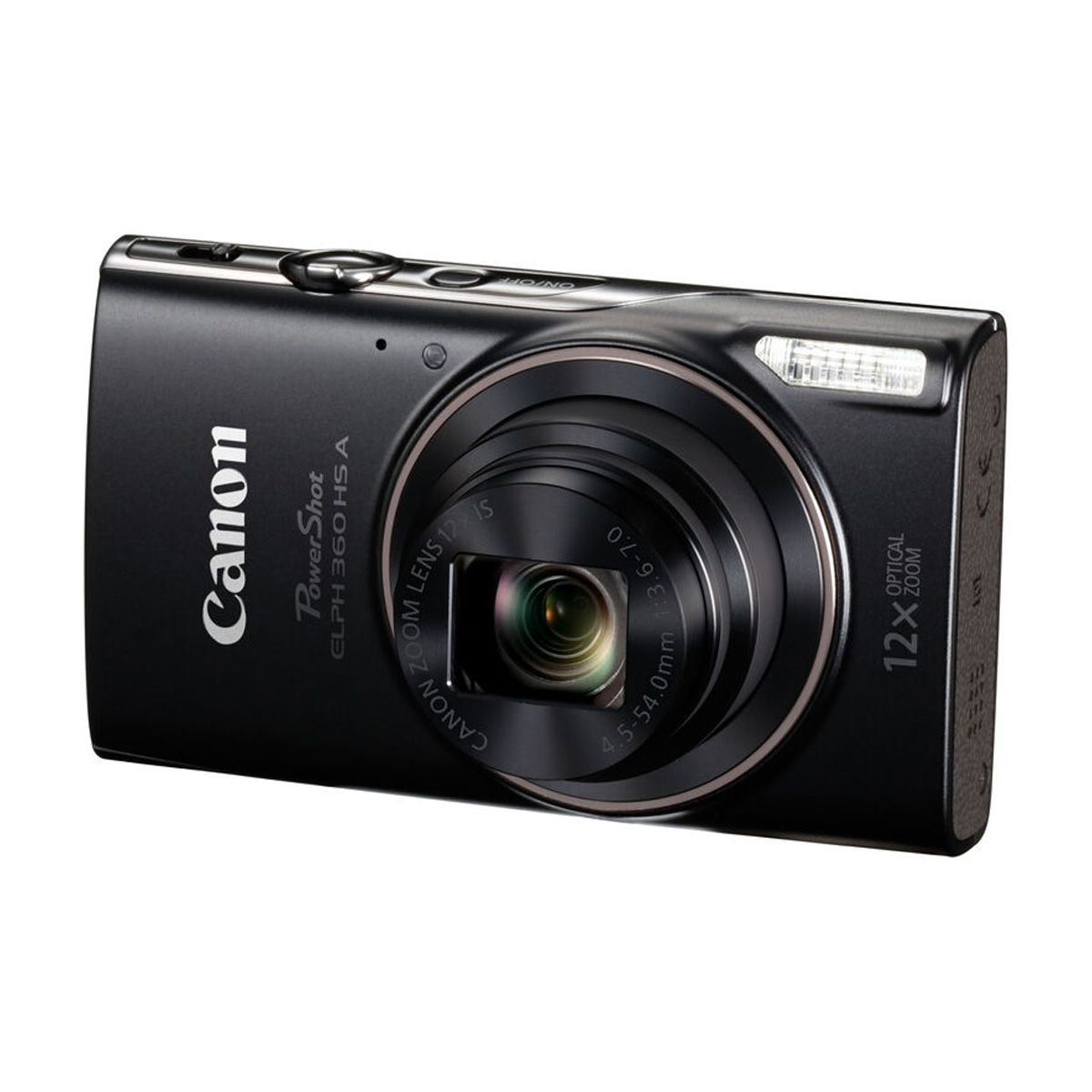 Canon PowerShot ELPH 360 HS A Digital Camera (Black)