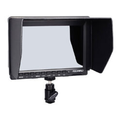 FeelWorld FW759 7" IPS HDMI 4K On-Camera Monitor with Sunshade and HDMI Lock