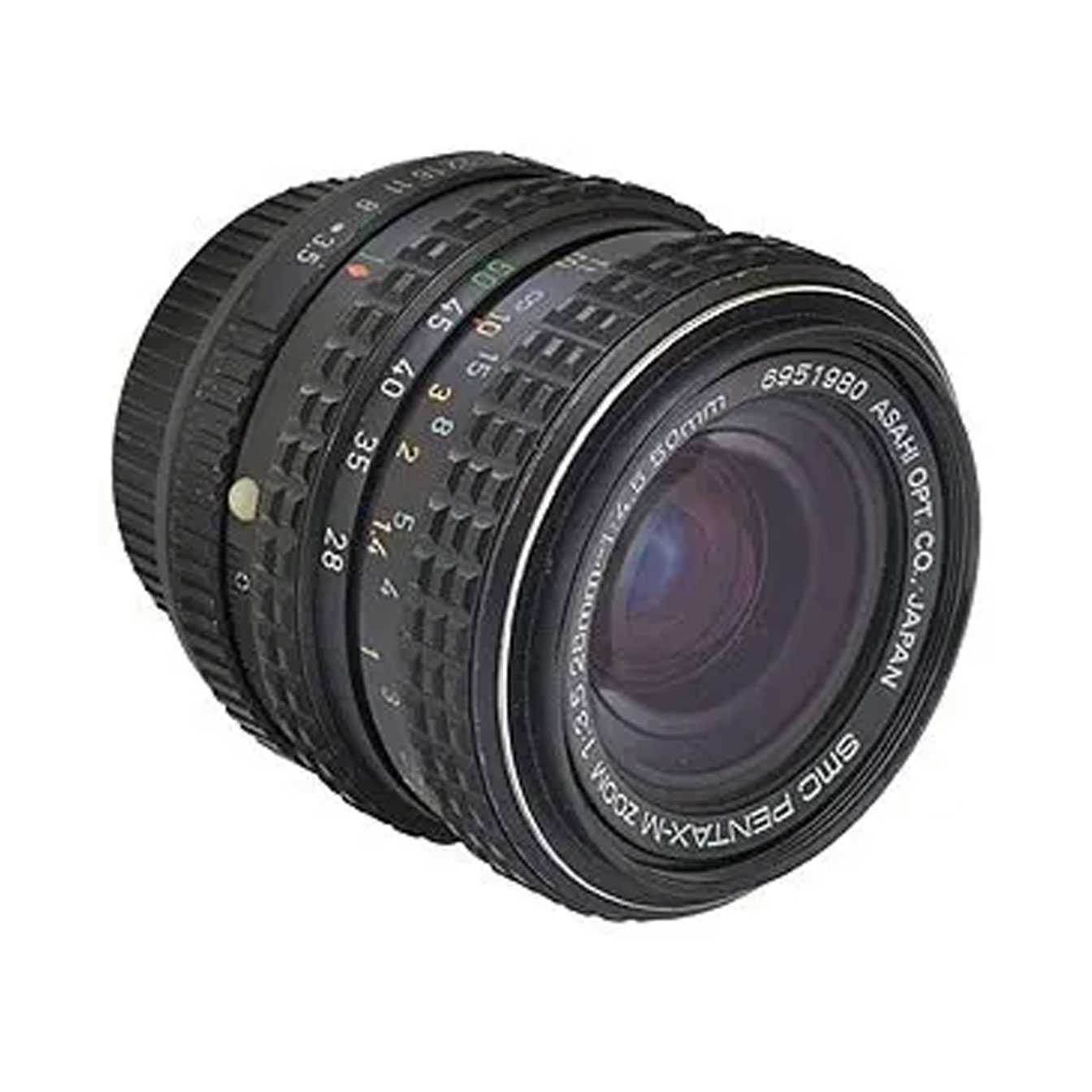 Pentax 28-50mm F/3.5-4.5 SMC M 2-Touch K Mount Manual Focus Lens